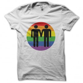 Shirt gay communaute blanc pour homme et femme