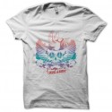 Shirt skull & bird blanc pour homme et femme