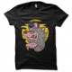 Shirt loup de cartoon noir pour homme et femme