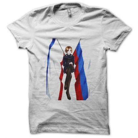 Shirt Natalia Poklonskaya anime style blanc pour homme et femme