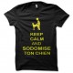 Shirt keep calm et sodomise ton chien noir pour homme et femme