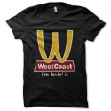 Shirt WestCoast parodie mac donald Noir pour homme et femme