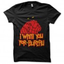 Shirt hellboy want you noir pour homme et femme