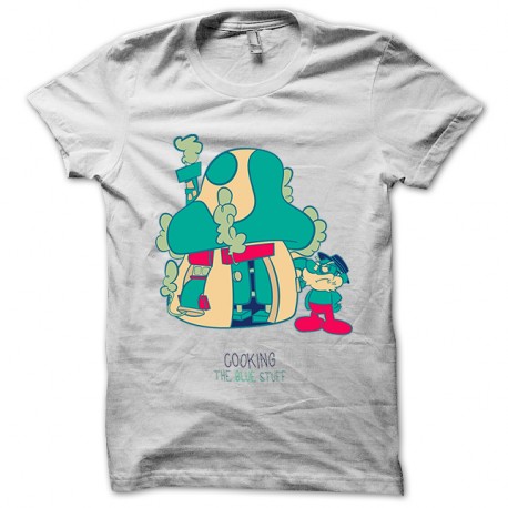 Shirt Grand Schtroumpf Heisenberg blanc pour homme et femme
