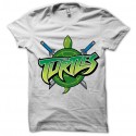 Shirt logo tortues ninja Turtles blanc pour homme et femme