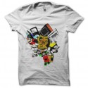 Shirt Geek en folie blanc pour homme et femme