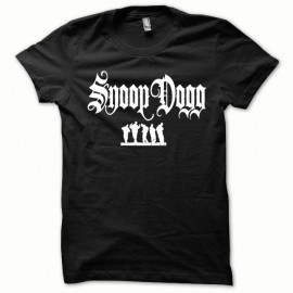 Shirt Snoop Dogg blanc/noir pour homme et femme