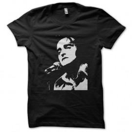 Shirt elvis vecteur noir pour homme et femme