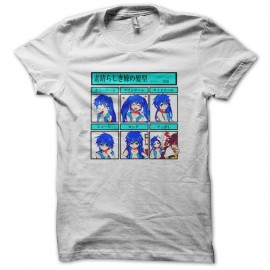 Shirt anime japan blanc pour homme et femme
