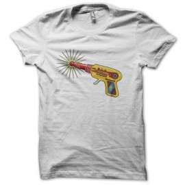 Shirt laser gun blanc pour homme et femme