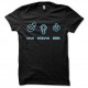 Shirt man woman geek noir pour homme et femme