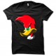 Shirt Angry Woodywoopecker noir pour homme et femme
