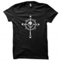 Shirt Skull Cross noir pour homme et femme