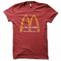 Shirt frites mc donalds rouge pour homme et femme