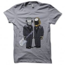 Shirt daft punk version simpson gris pour homme et femme