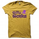 Shirt willy wonka jaune pour homme et femme