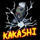 Shirt kakashi naruto anime noir pour homme et femme