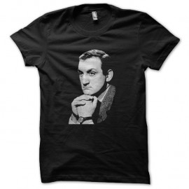 Shirt lino ventura portrait noir pour homme et femme