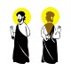 Shirt jesus lumiere blanc pour homme et femme