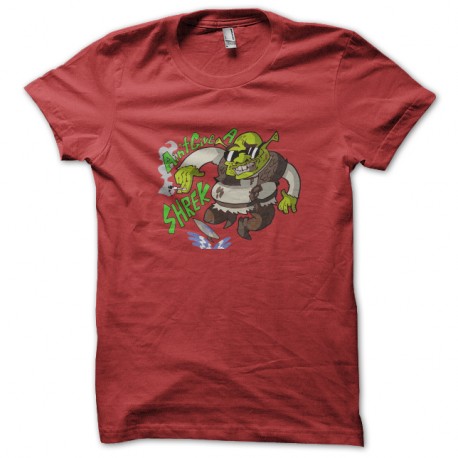 Shirt shrek get high rouge pour homme et femme
