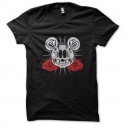 Shirt skull Mickey noir pour homme et femme