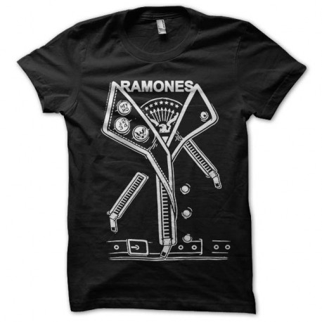 Shirt ramones noir pour homme et femme