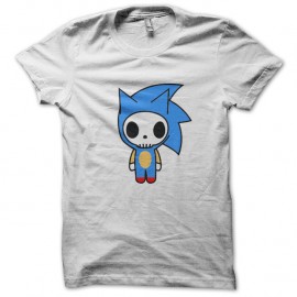 Shirt sonic game over blanc pour homme et femme