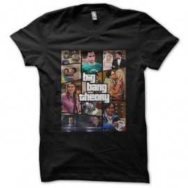 Shirt Bing Bang theory verion GTA 5 noir pour homme et femme