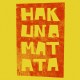 Shirt Hakuna Matata Jaune pour homme et femme