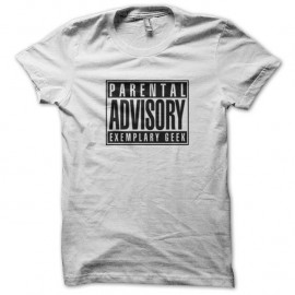 Shirt parental advisory explicit geek pour homme et femme