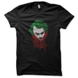 Shirt Joker why so serious noir pour homme et femme