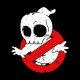 Shirt ghostbusters skull parody noir pour homme et femme