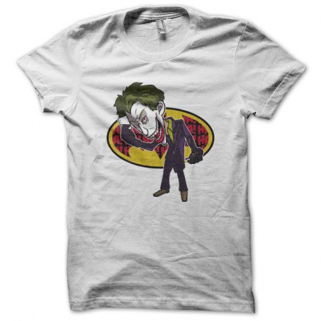 Shirt the joker version cartoon blanc pour homme et femme