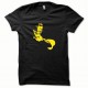 Shirt Bruce Lee jaune/noir pour homme et femme