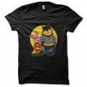 Shirt winnie l'ourson se la joue batman noir pour homme et femme