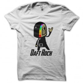 Shirt Daft Rock blanc pour homme et femme