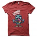 Shirt zombie burgers rouge pour homme et femme