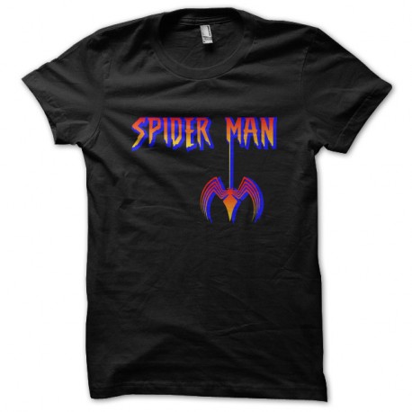 Shirt spider man logo noir pour homme et femme