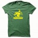 Shirt Bruce Lee jaune/vert bouteille pour homme et femme