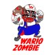 Shirt wario bros zombie noir pour homme et femme
