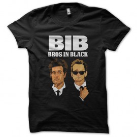 Shirt Ted Mosby Barney Stinson Bros in Black noir pour homme et femme