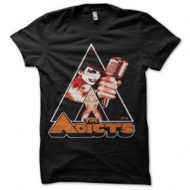 Shirt Adicts punk rock clockwork orange mecanique noir pour homme et femme