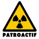 Shirt patroactif parodie logo nucléaire radioactif blanc pour homme et femme