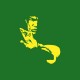 Shirt Bruce Lee jaune/vert bouteille pour homme et femme