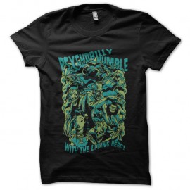 Shirt horreur zombies noir pour homme et femme