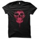 Shirt pink skull noir pour homme et femme
