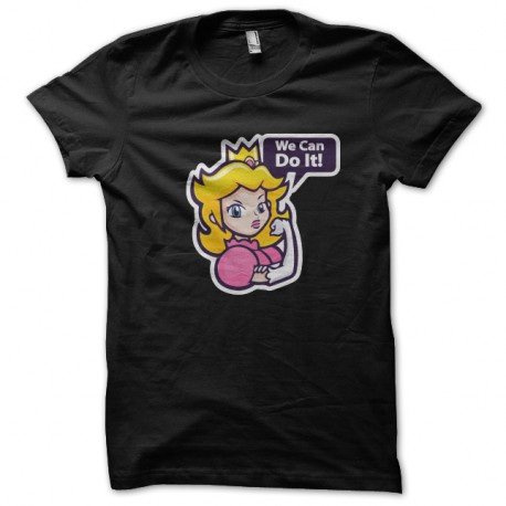 Shirt we can do it noir pour homme et femme