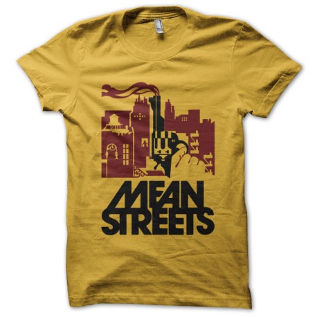 Shirt Mean streets jaune pour homme et femme