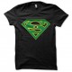 Shirt super bresil parodie superman special coupe du monde noir pour homme et femme