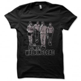 Shirt the power walkingdead noir pour homme et femme